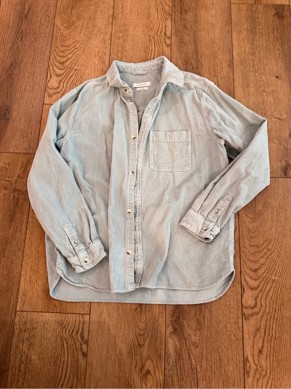 Urban Outfitters Pale Blue Corduroy Shirt